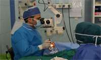 نخستین پیوند قرنیه چشم پس از هشت سال با موفقیت در بیمارستان متینی انجام شد.