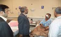 بازدید تیم ارزیابی وزارت متبوع از نحوه اجرای طرح تحول سلامت در بیمارستان متینی